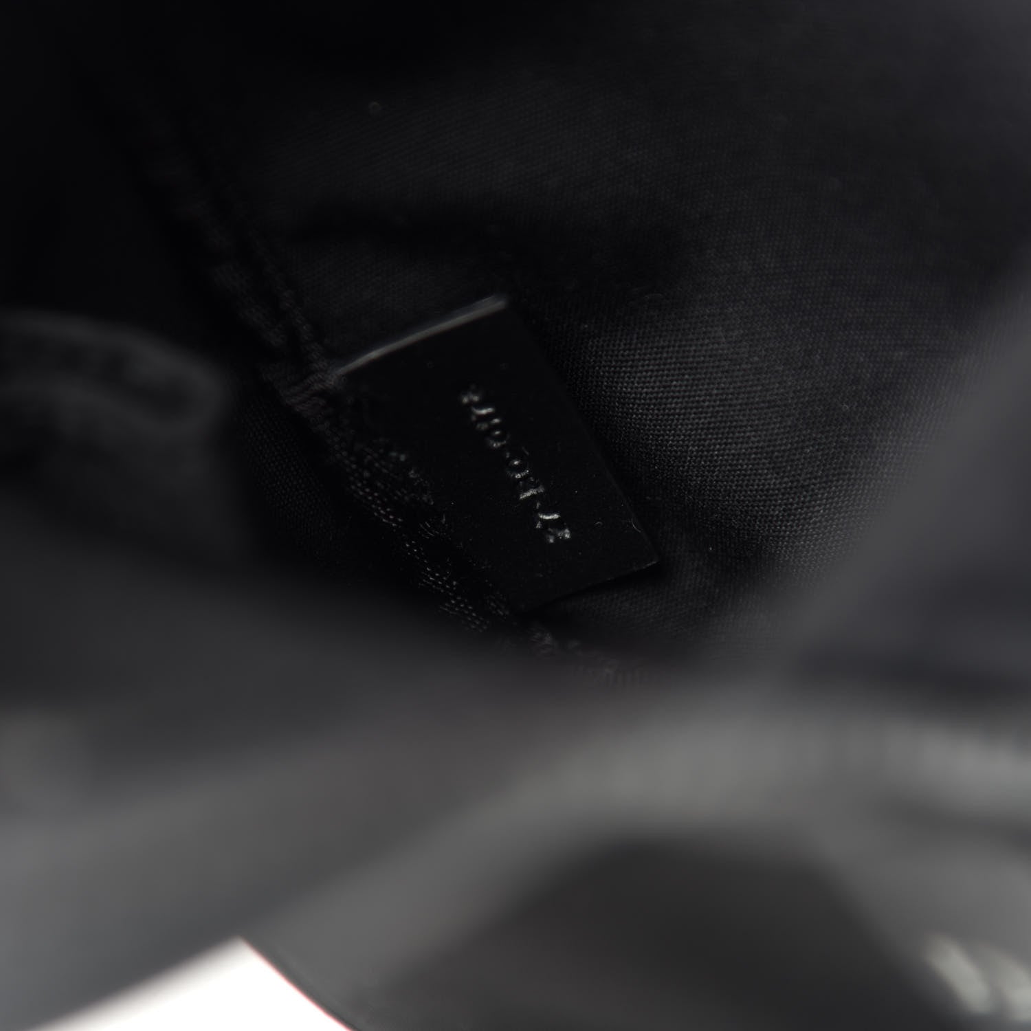 Christian Dior HOMME Nylon Pouch Black 7 of 7