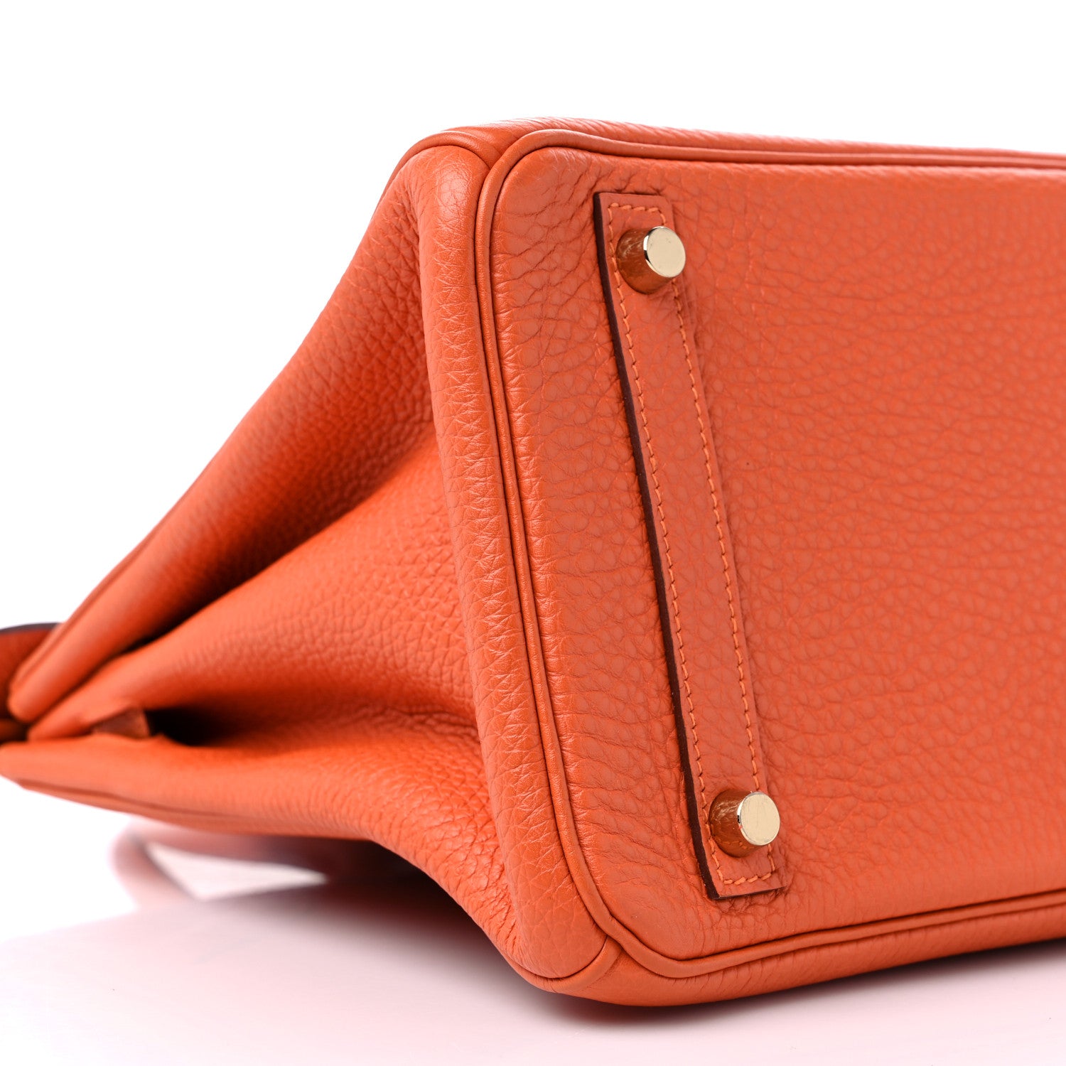 Hermes Togo BIRKIN 30 Orange 8 of 9