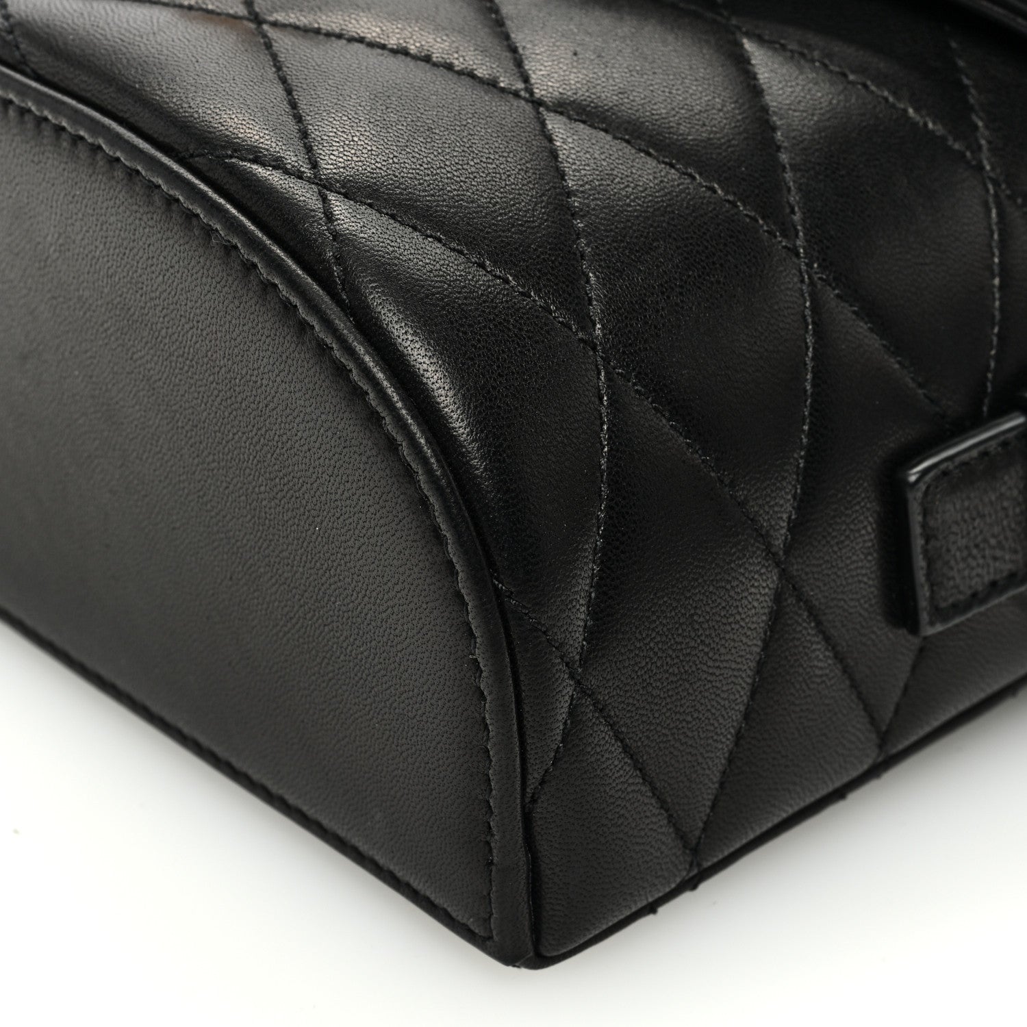 Saint Laurent Lambskin Matelasse Monogram June Box Bag Black 9 of 9