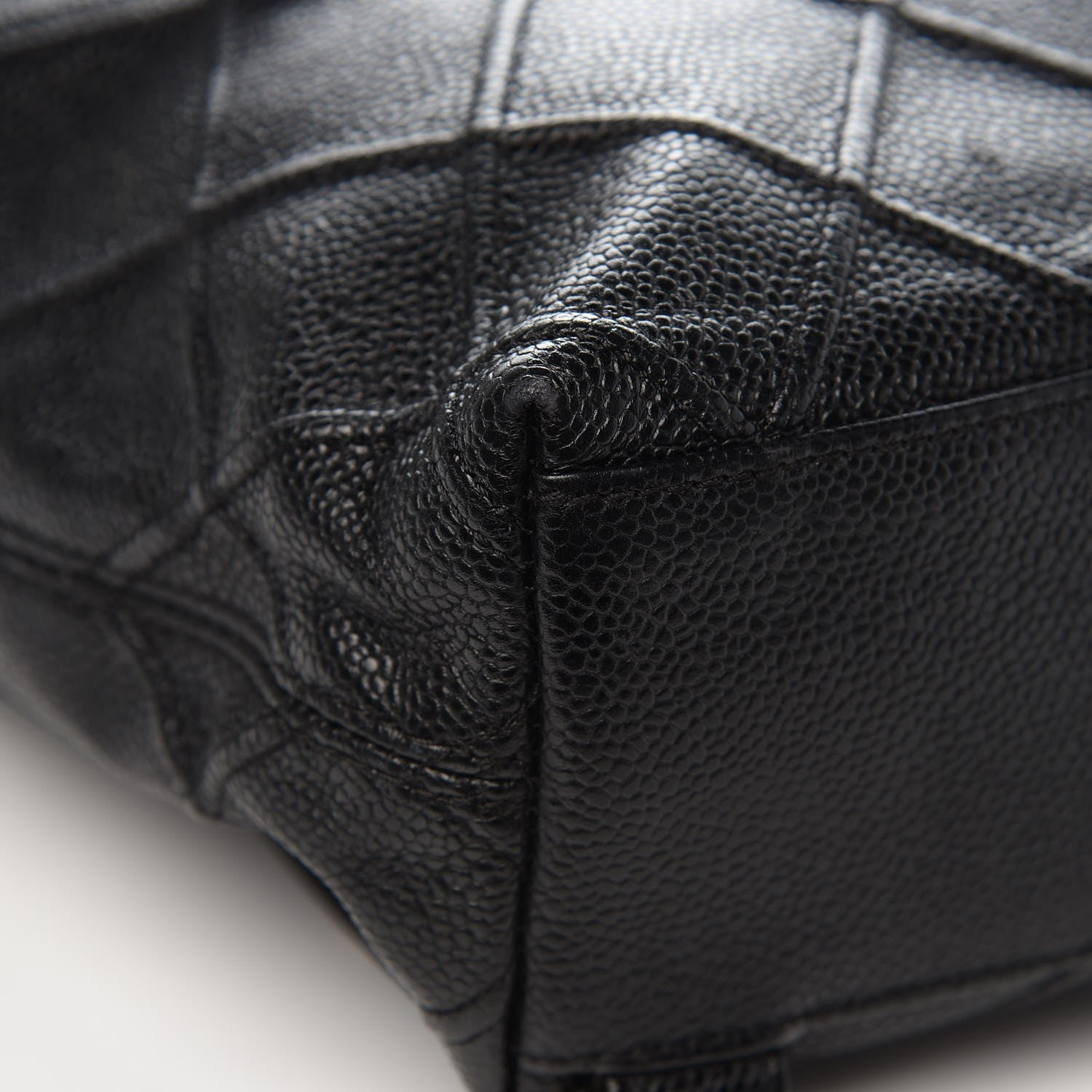 Chanel Caviar Diamond Stitched Backpack Black 8 of 8