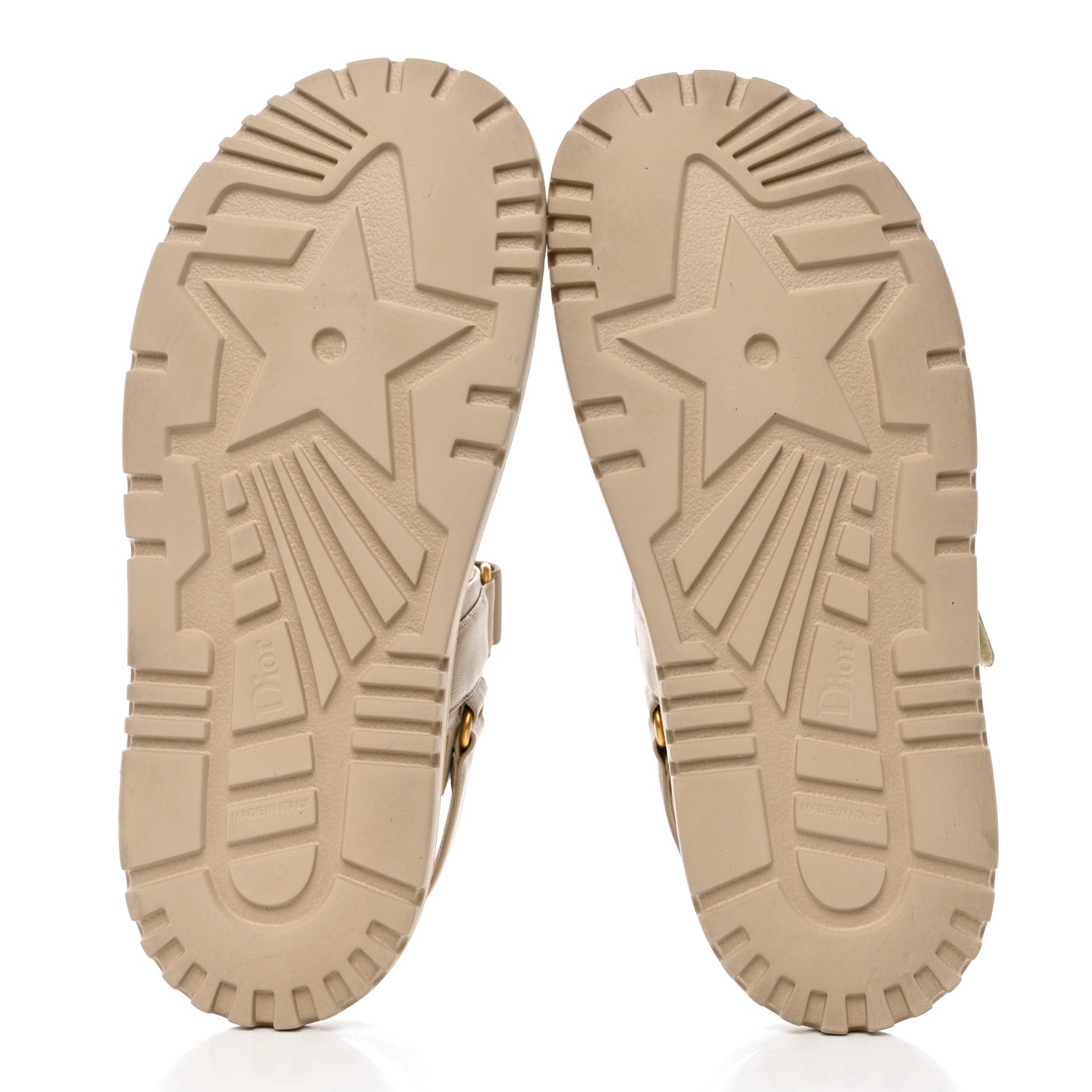 Christian Dior Lambskin Dioract 10mm Sandals 40 Beige 5 of 8