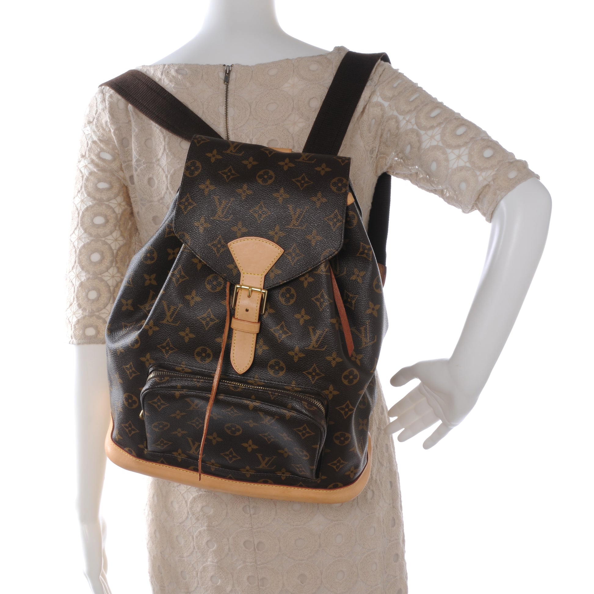Louis Vuitton Monogram Montsouris GM Backpack 2 of 18