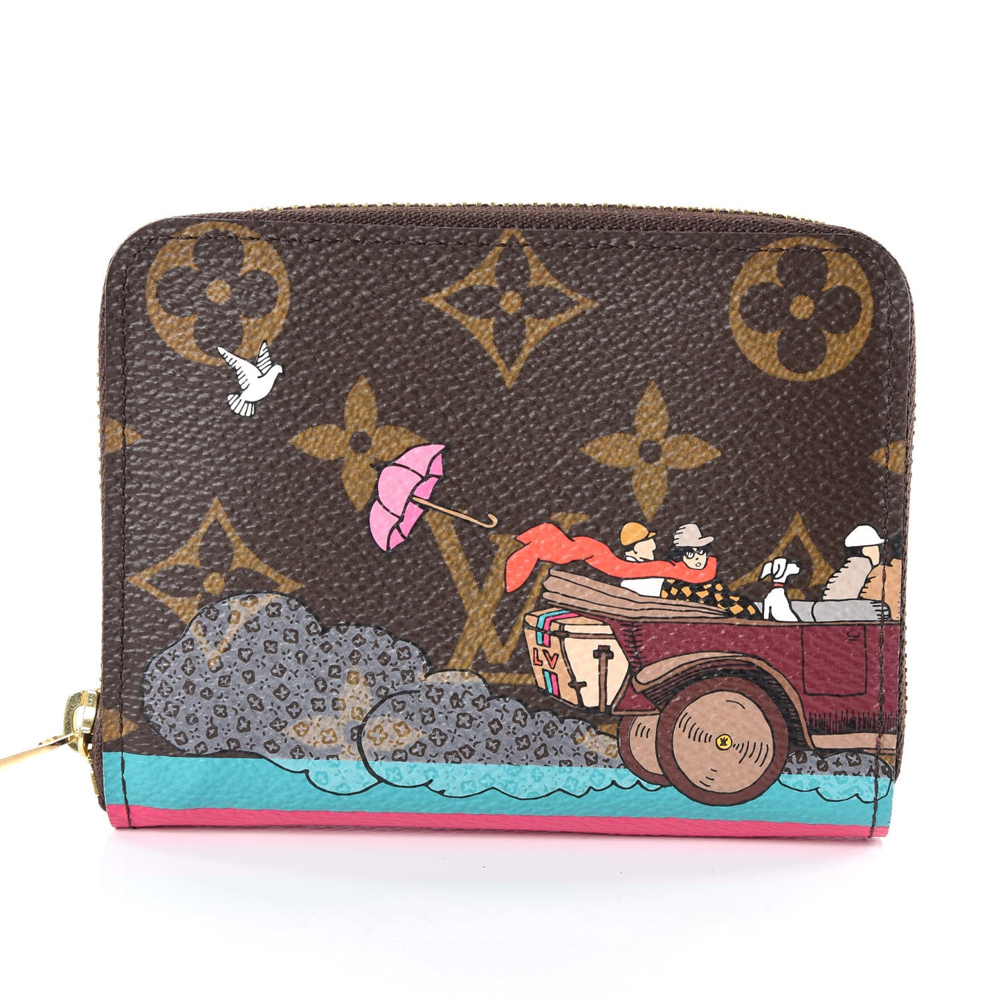 Monogram 2015 Christmas Animation Zippy Coin Purse