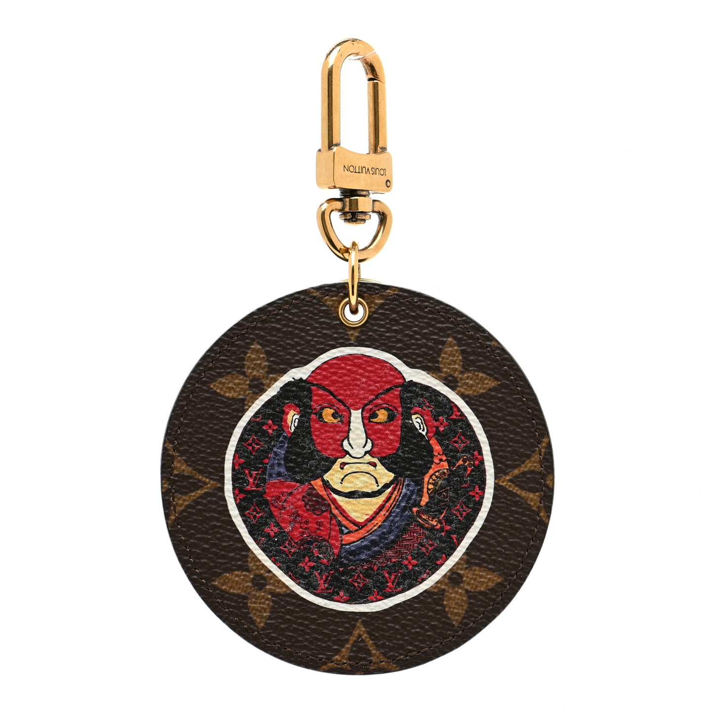 Monogram Illustre Kabuki Bag Charm Key Ring