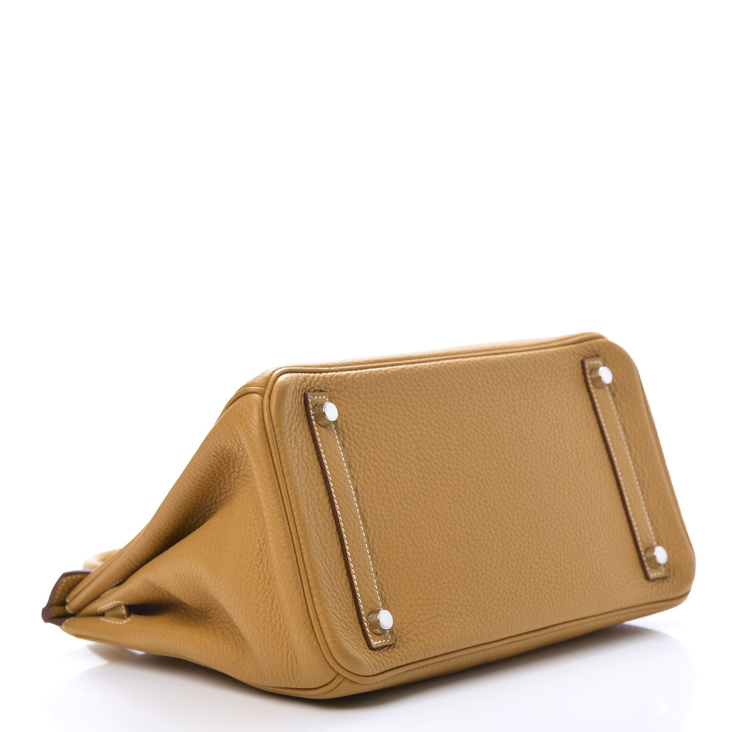 Hermes Taurillon Clemence Birkin 30 Natural Sable 4 of 14