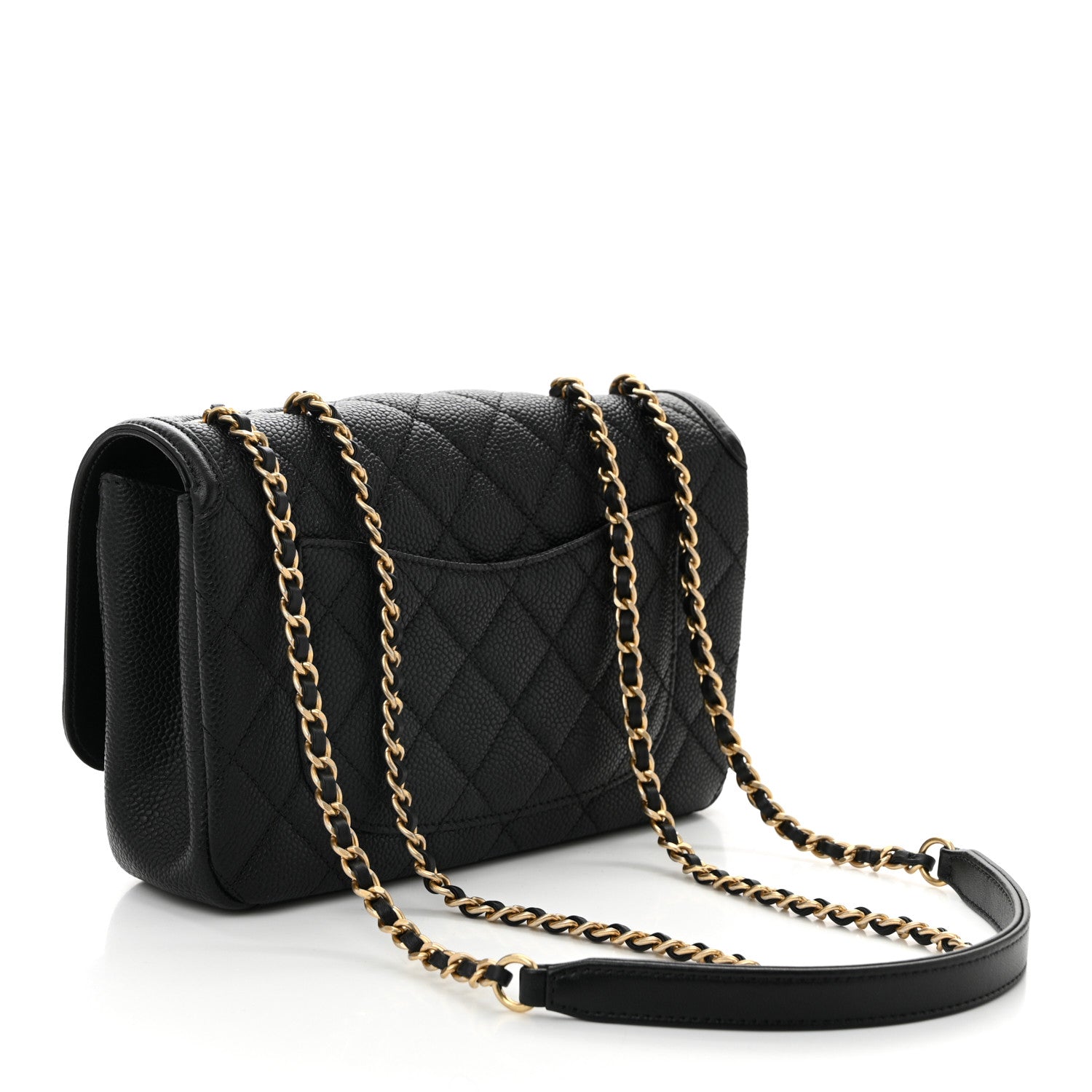 Chanel Caviar Quilted Small CC Filigree Flap Black 3 of 10