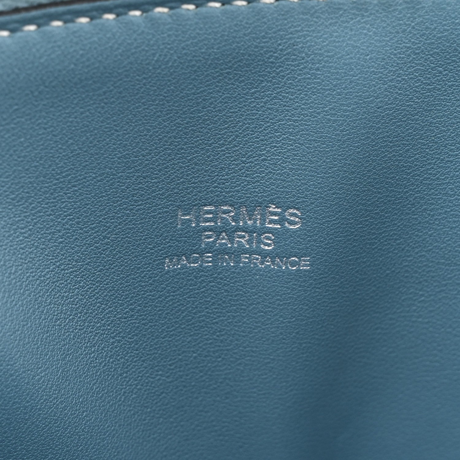 Hermes Taurillon Clemence Bolide 31 Blue Jean 6 of 10