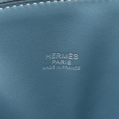Hermes Taurillon Clemence Bolide 31 Blue Jean 6 of 10