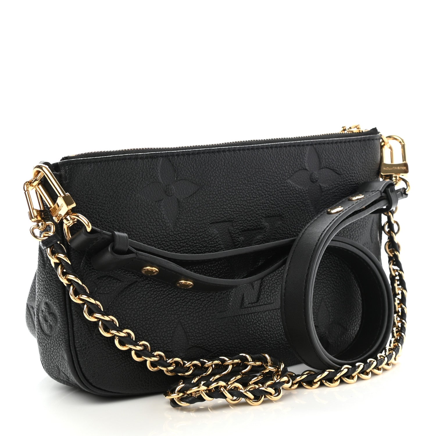 Louis Vuitton Empreinte Monogram Giant Multi Pochette Accessories Black 3 of 8