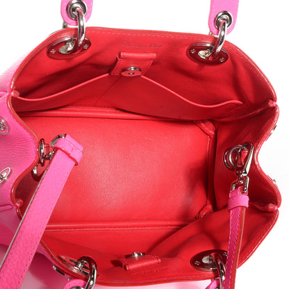 Christian Dior Calfskin Small Diorissimo Tote Fuchsia 5 of 8
