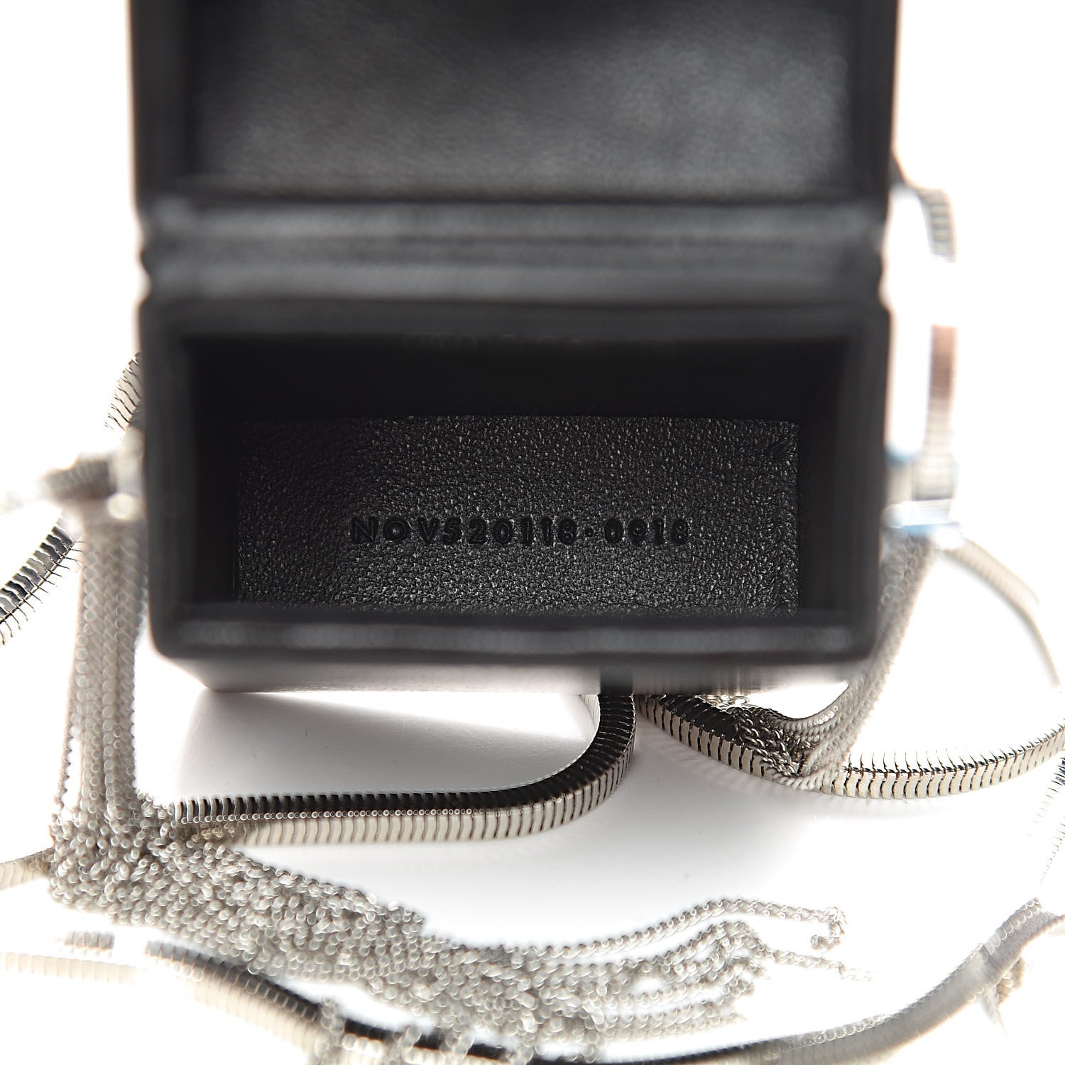 Saint Laurent Lambskin Smoking Box Crossbody Black 5 of 8