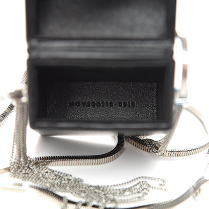 Saint Laurent Lambskin Smoking Box Crossbody Black 5 of 8