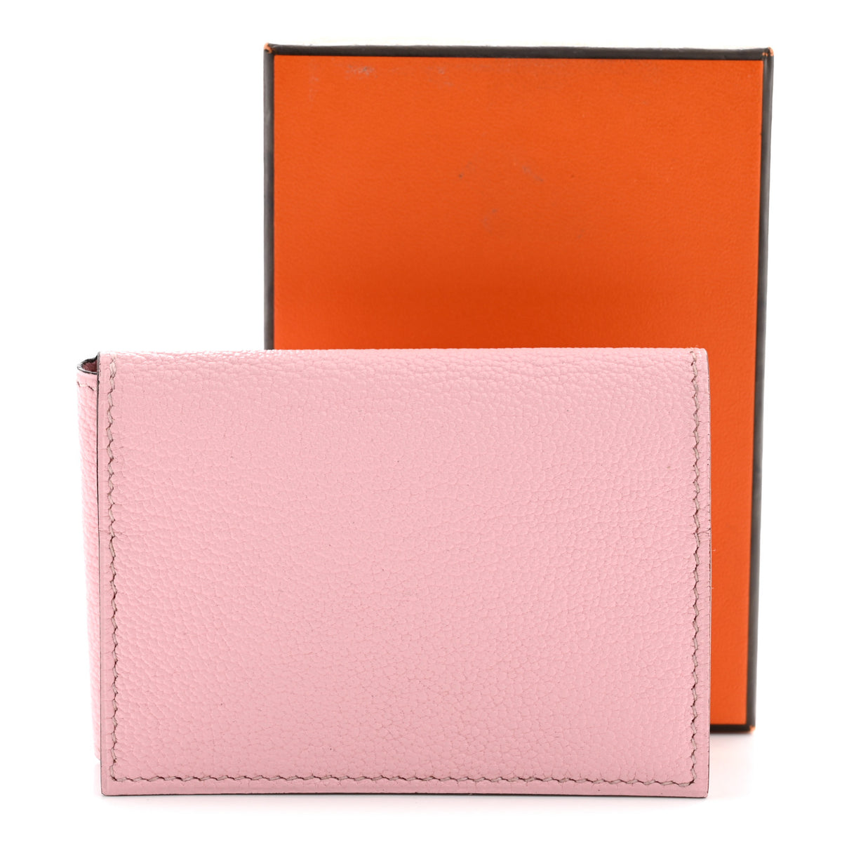 Hermes Chevre Mysore Guernesey Card Case Rose Sakura 8 of 8