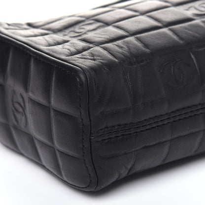 Chanel Lambskin CC Chocolate Bar Shoulder Bag Black 8 of 13