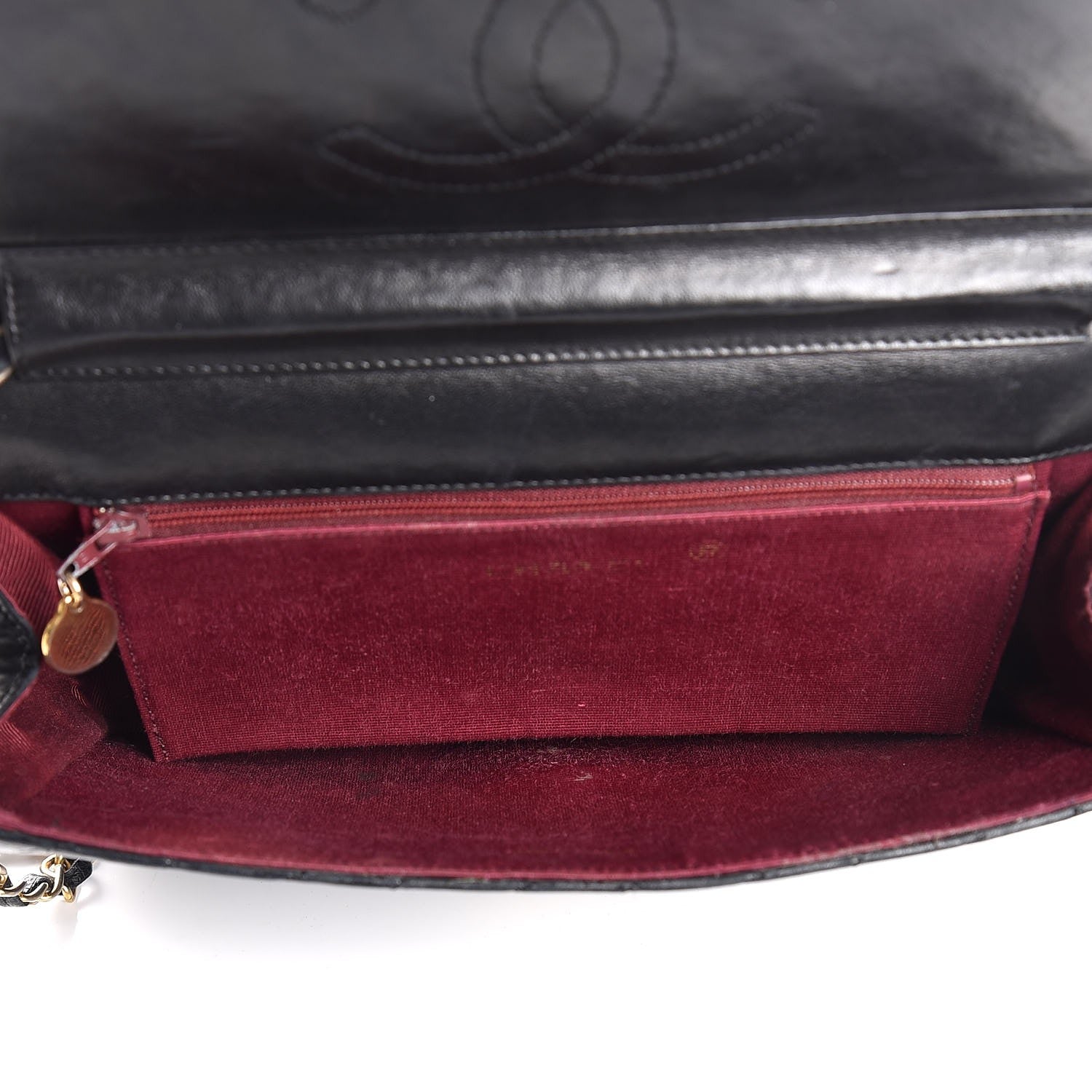 Chanel Lambskin Diagonal Quilted Small Single Flap Black 5 of 12