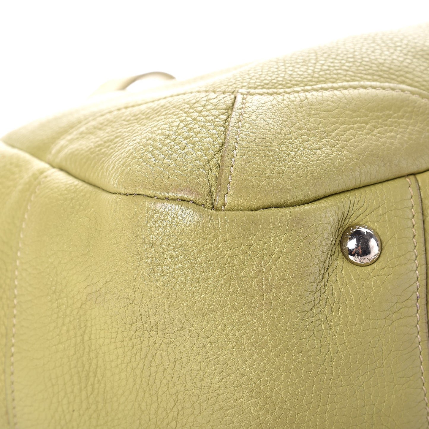 Vitello Daino Side Pocket Hobo Green