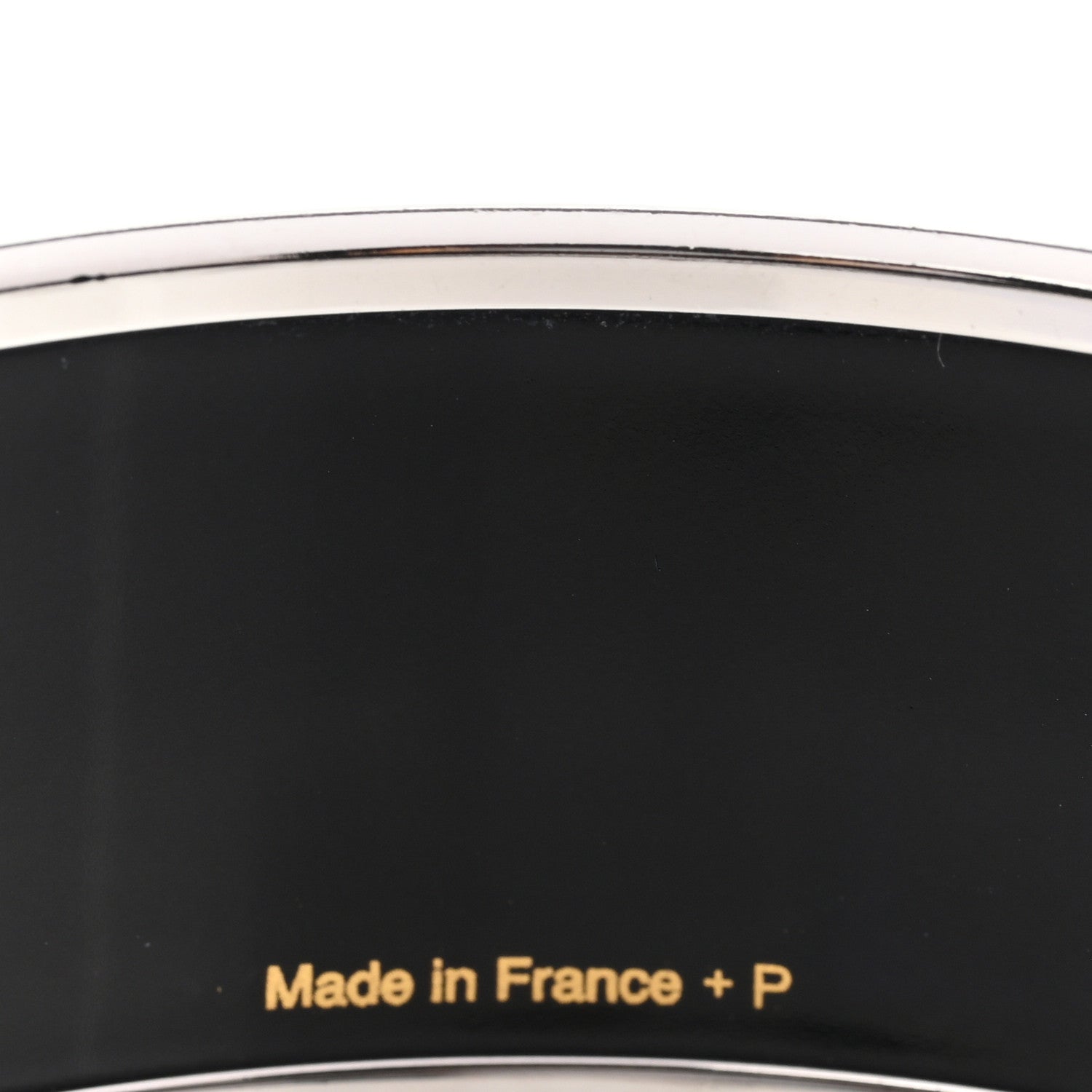 Hermes Enamel Printed Wide Grand Apparat Bracelet 65 5 of 6