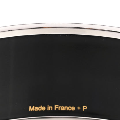 Hermes Enamel Printed Wide Grand Apparat Bracelet 65 5 of 6