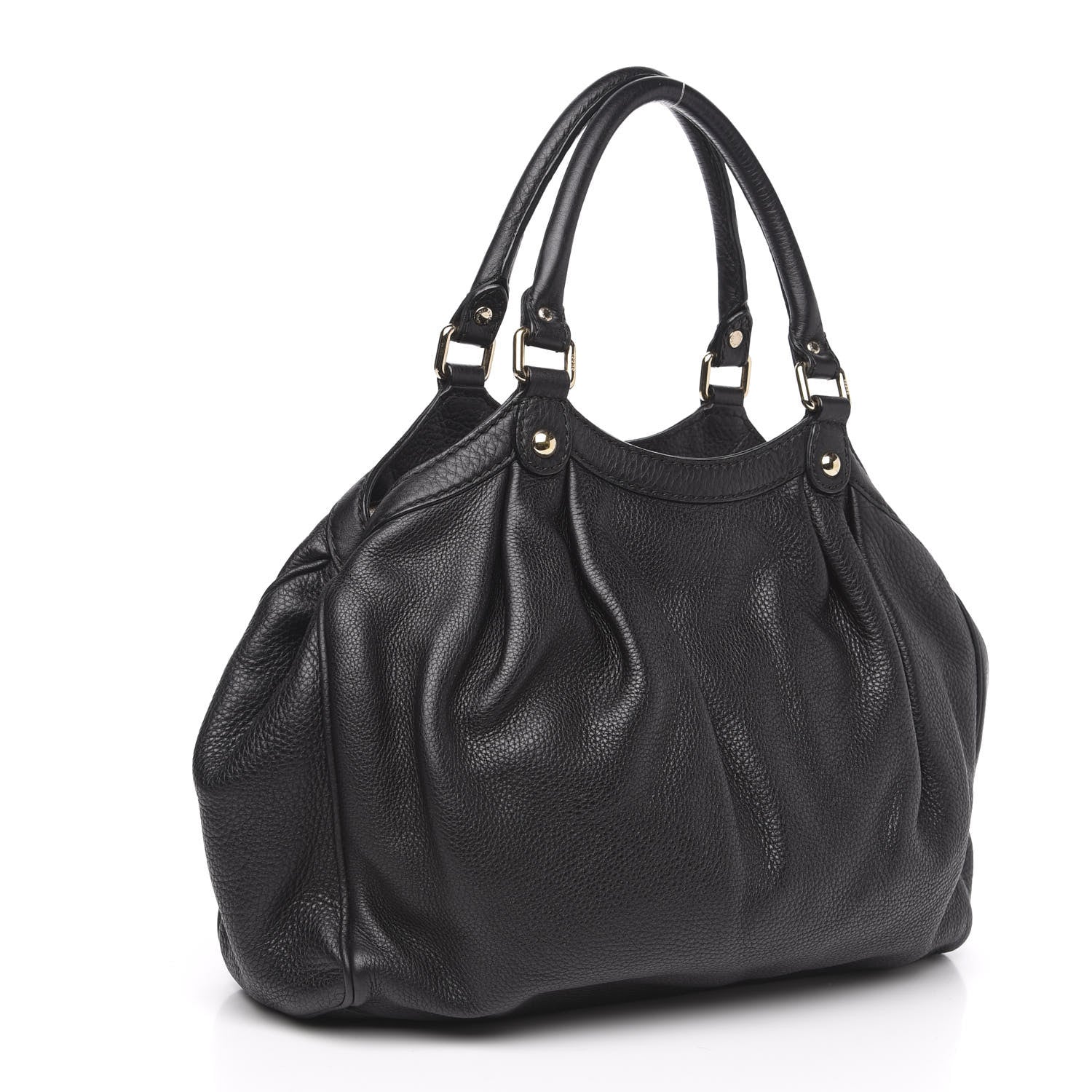 Gucci Calfskin Medium Sukey Tote Black 2 of 10