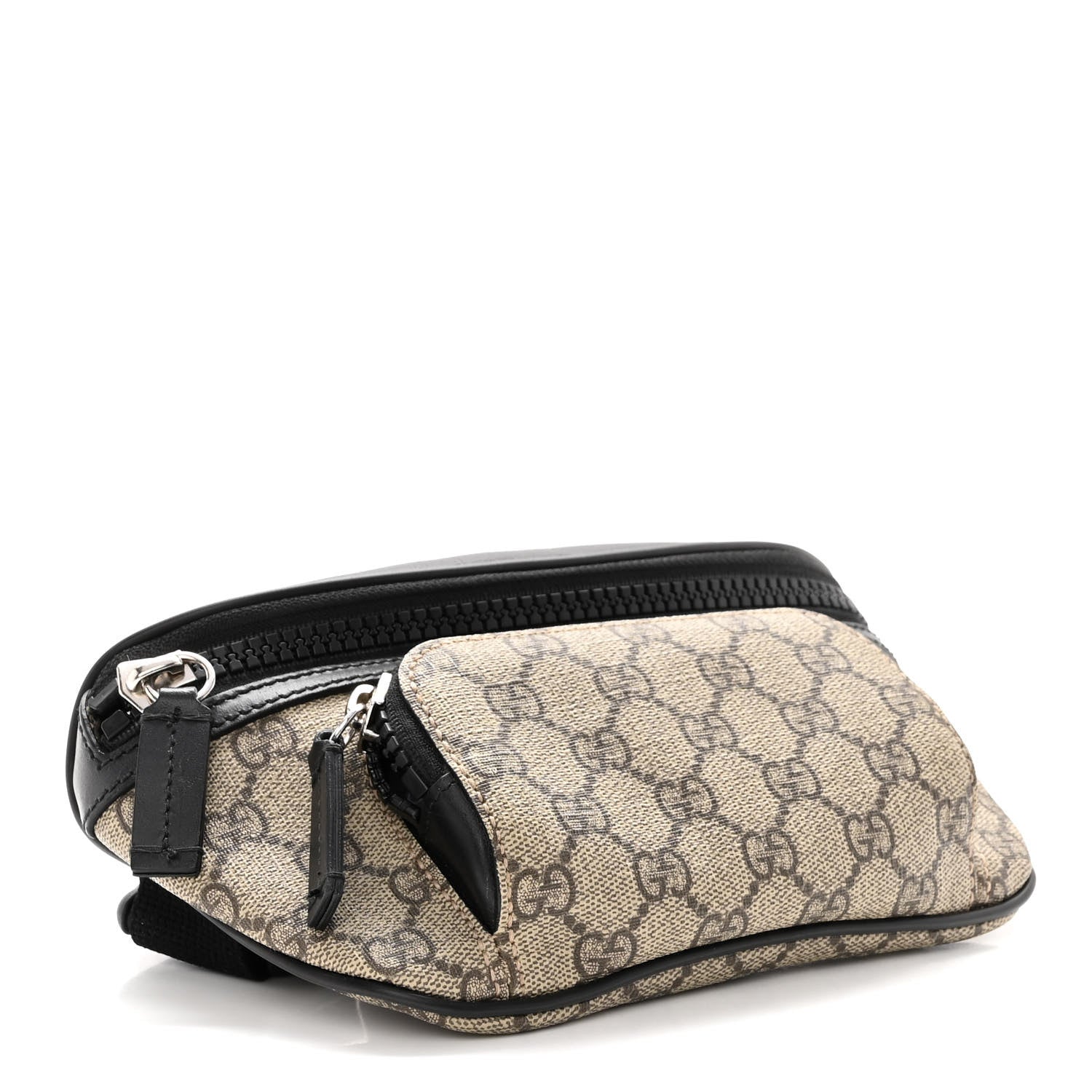 Gucci GG Supreme Monogram Belt Bag Black 4 of 11