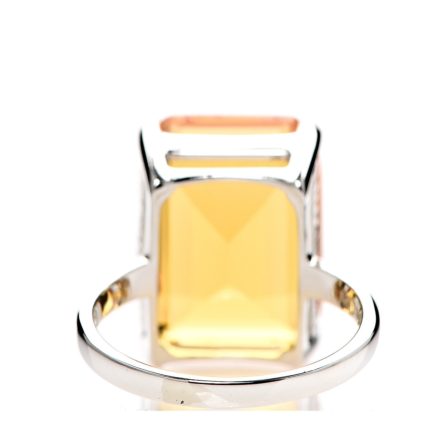 Tiffany Sterling Silver Citrine Sparklers Cocktail Ring 53 6.5 3 of 5
