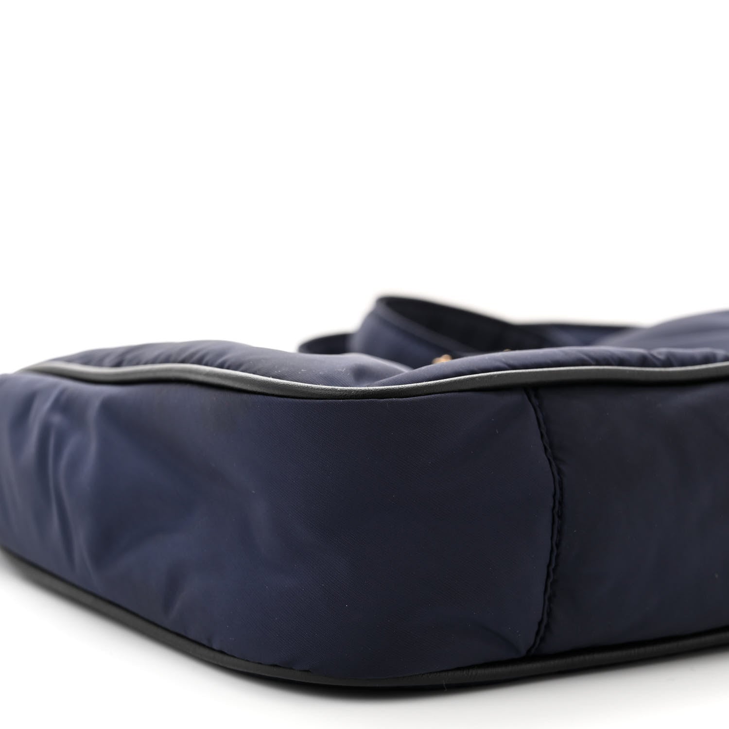 Saint Laurent Econyl Nylon Le 5 A 7 Hobo Navy 9 of 12
