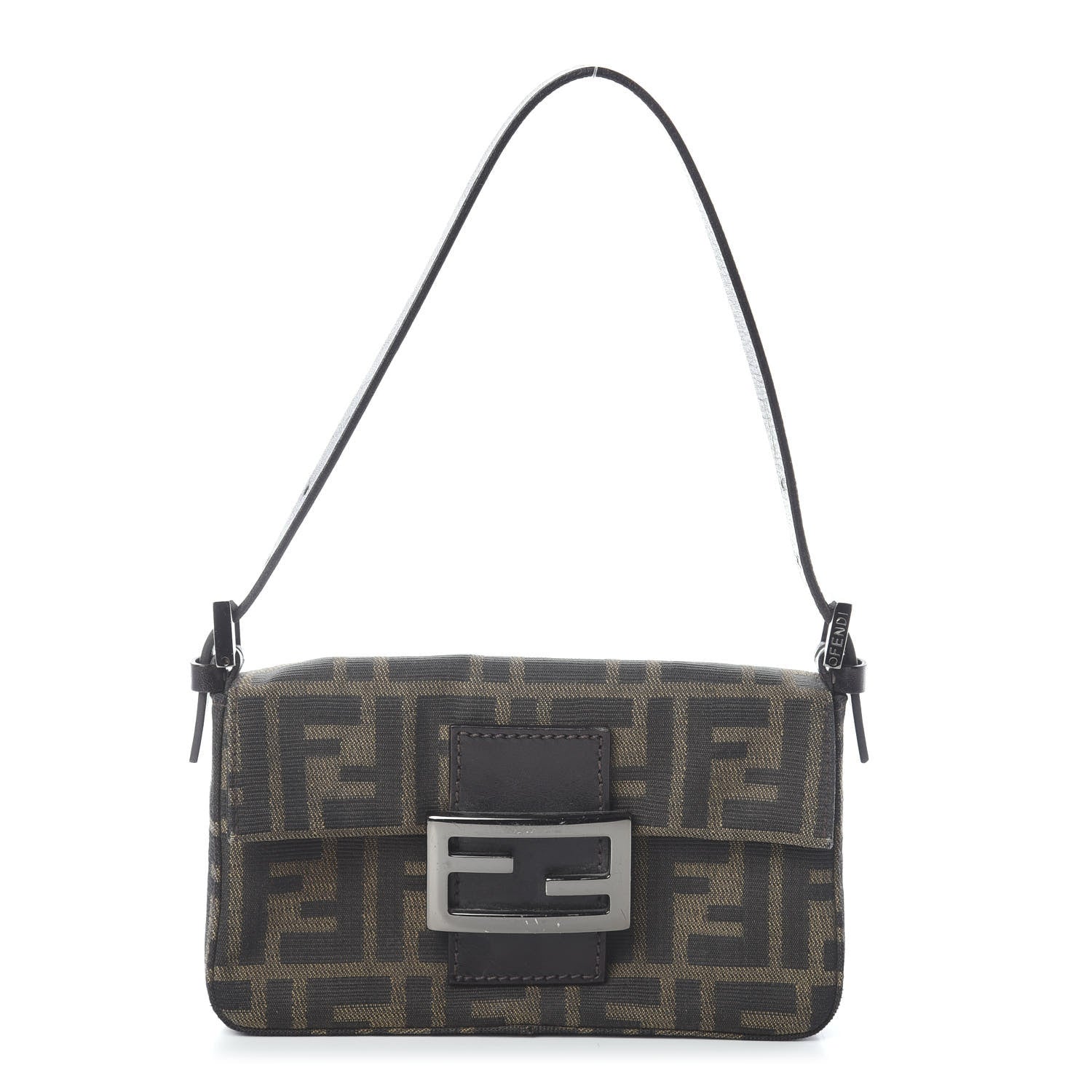 Fendi Zucca Mini Baguette Tobacco 1 of 9