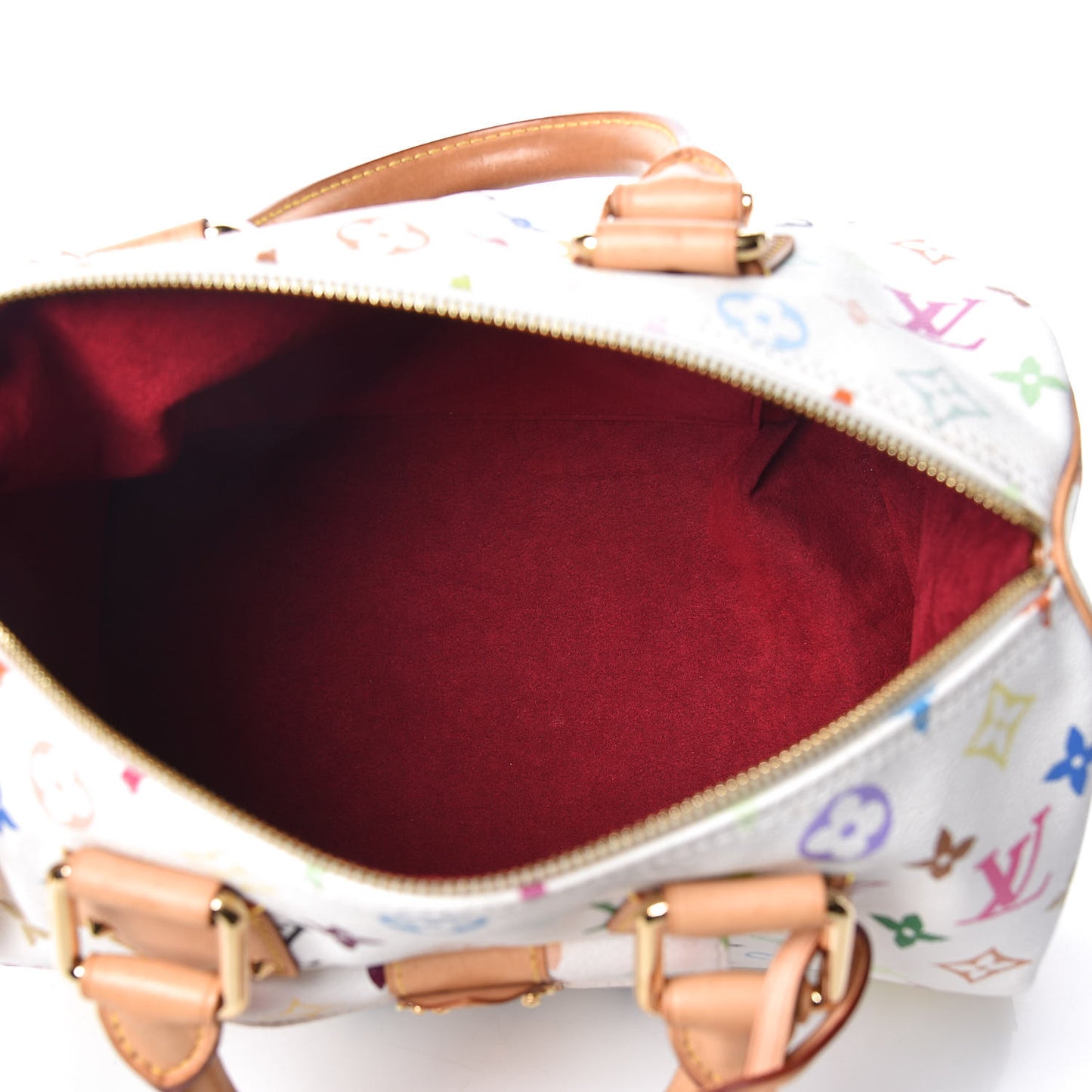 Monogram Multicolor Speedy 30 White