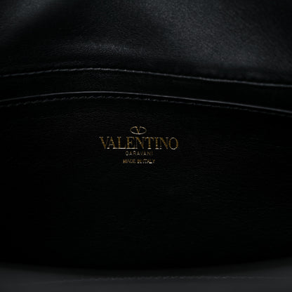 Valentino Garavani Nappa Stud Sign Hobo Black 7 of 13