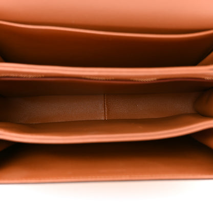 Celine Textile Calfskin Classique Triomphe Bag Natural Tan 5 of 14