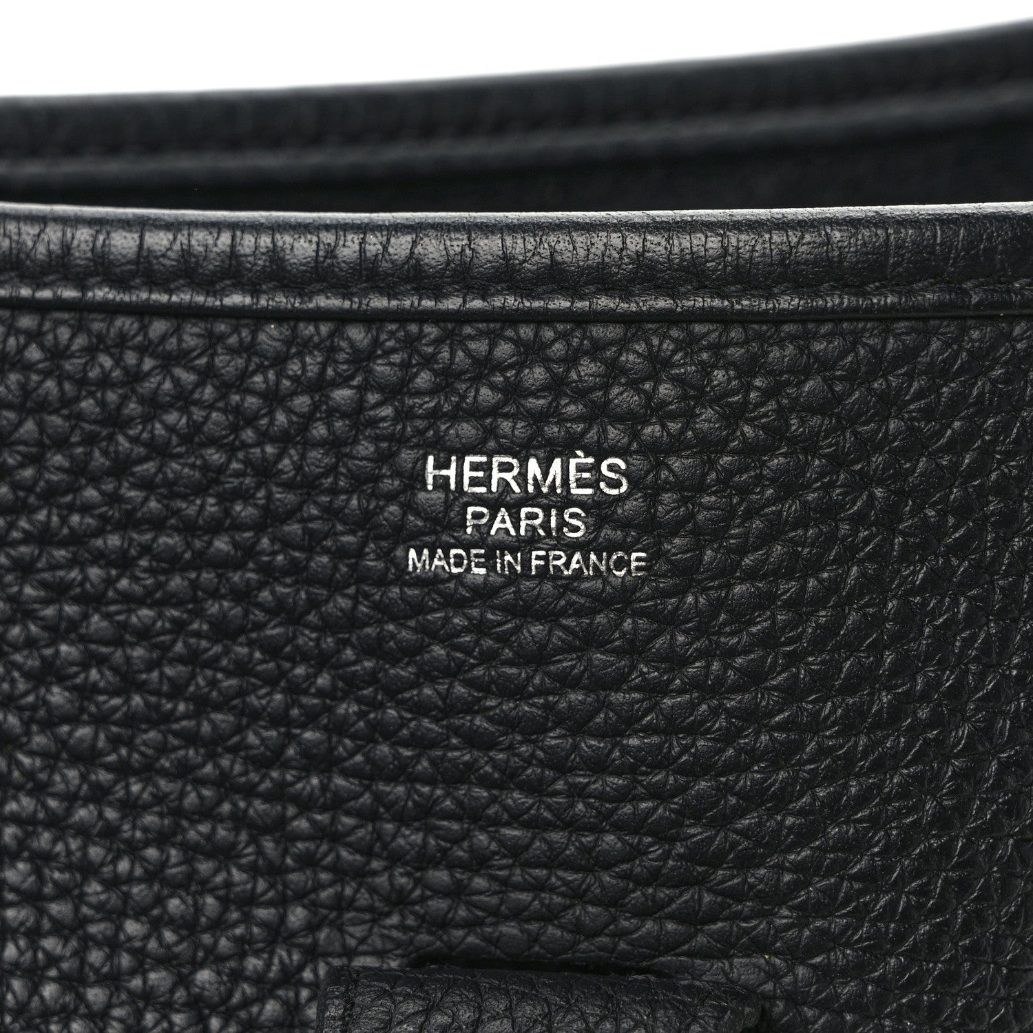 Hermes Taurillon Clemence Evelyne III GM Black 6 of 10