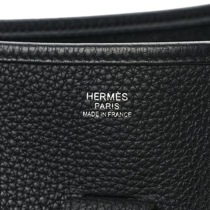 Hermes Taurillon Clemence Evelyne III GM Black 6 of 10