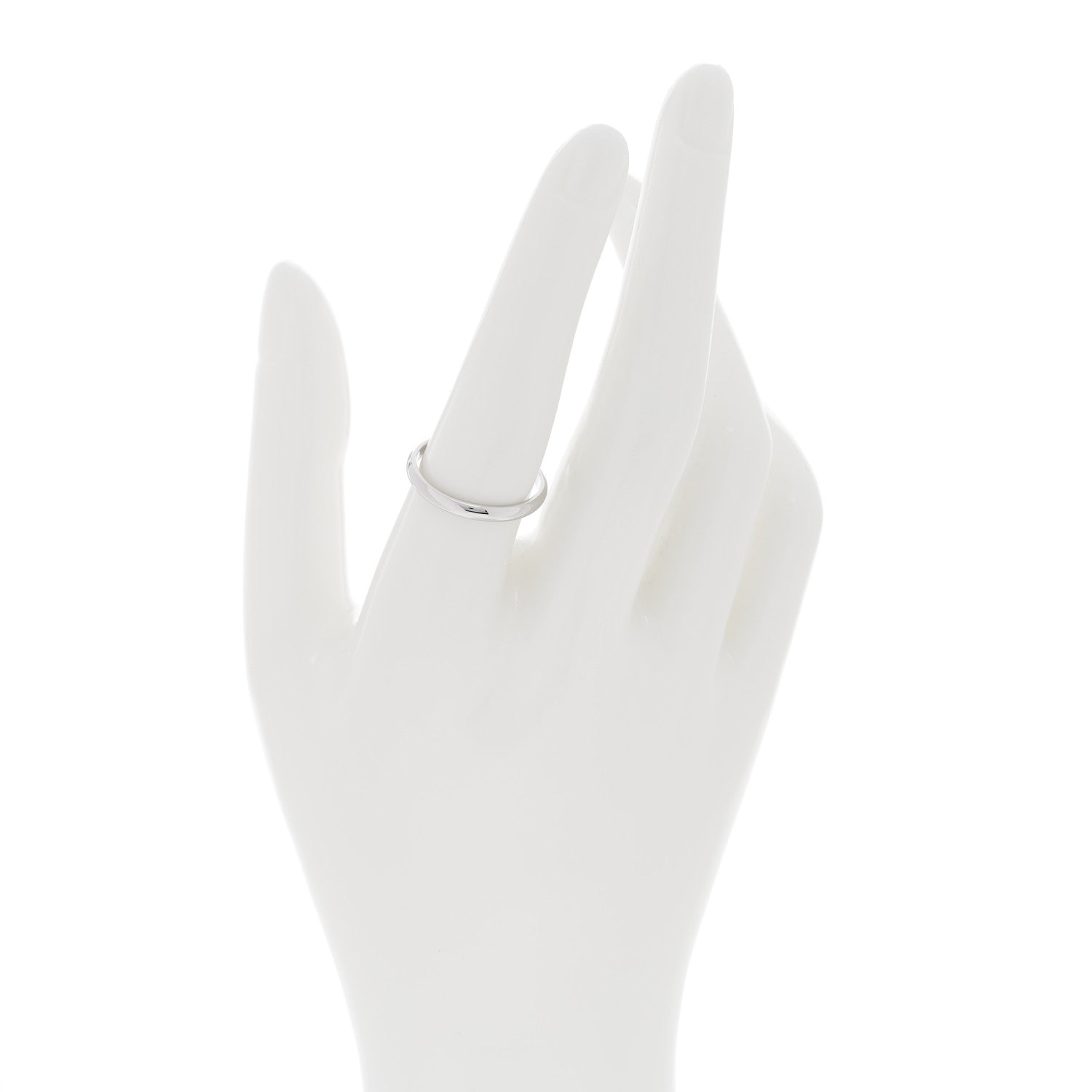 Cartier Platinum 2.5mm 1895 Wedding Band Ring 56 7.5 2 of 4