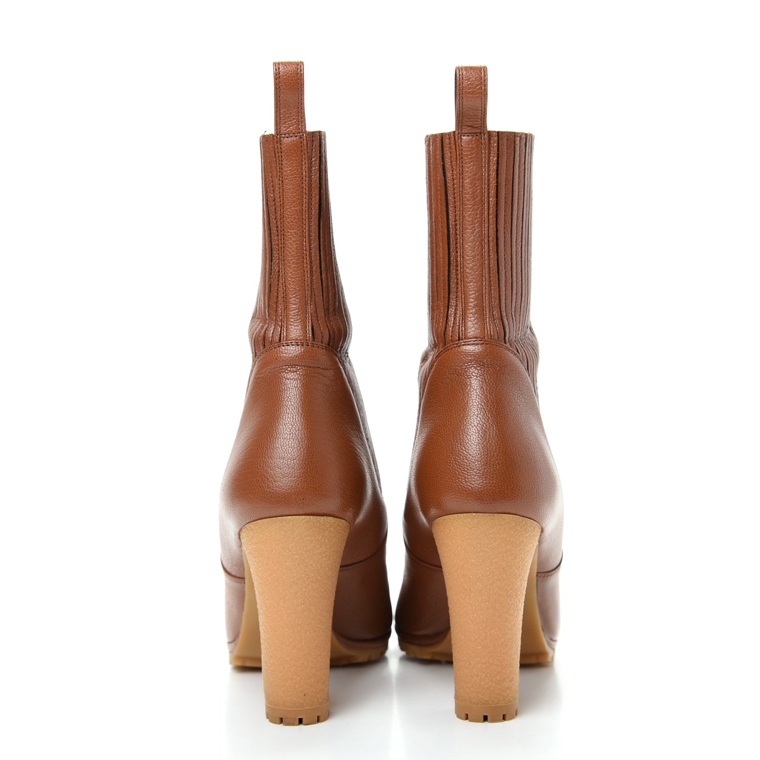 Gucci Calfskin Edith Ankle Boots 38 Cuir 7 of 9