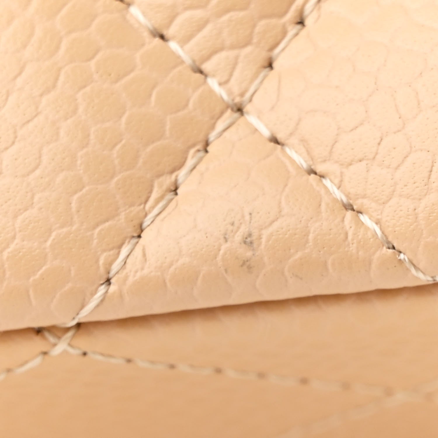 Chanel Caviar Quilted Small Double Flap Beige 13 of 14