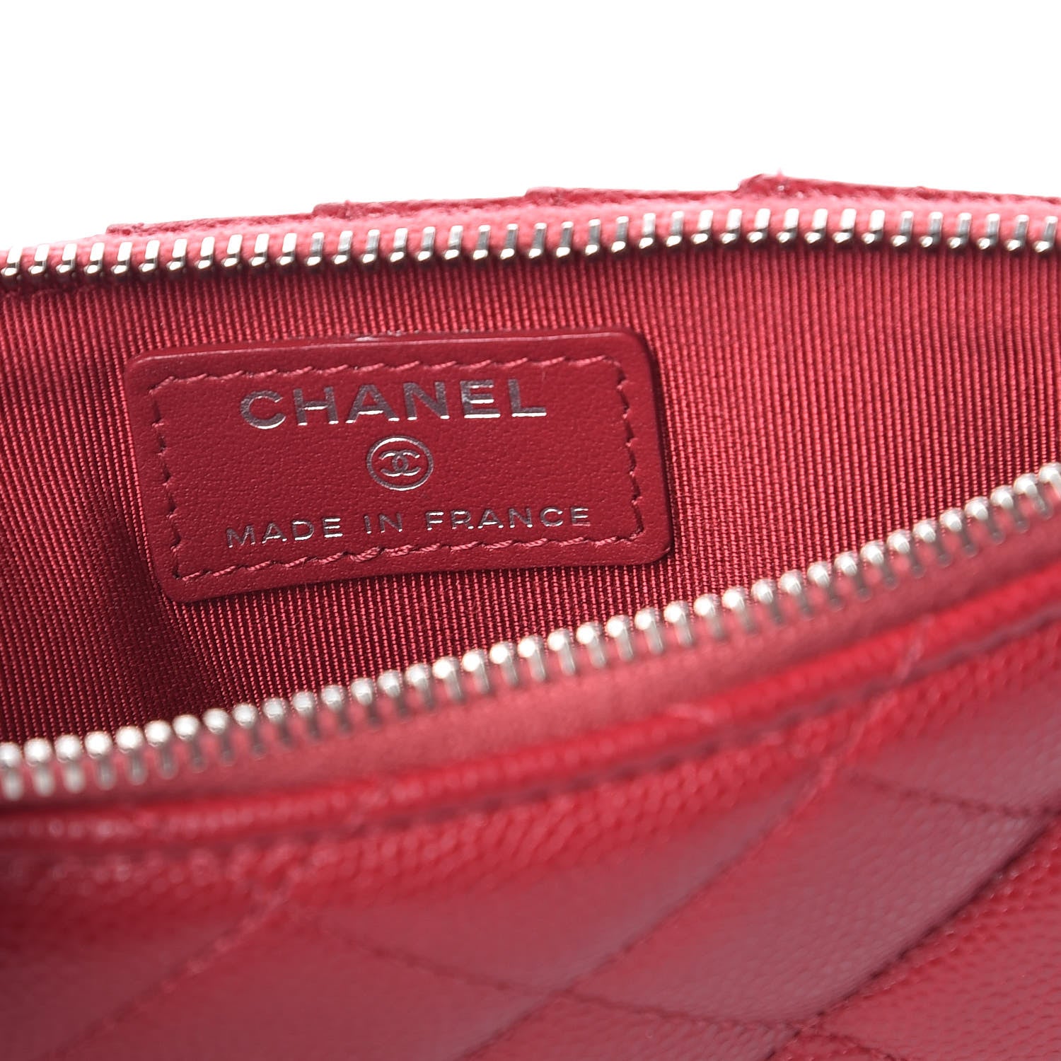 Chanel Caviar Quilted Classic Flat Wallet Pouch Pink 6 of 8