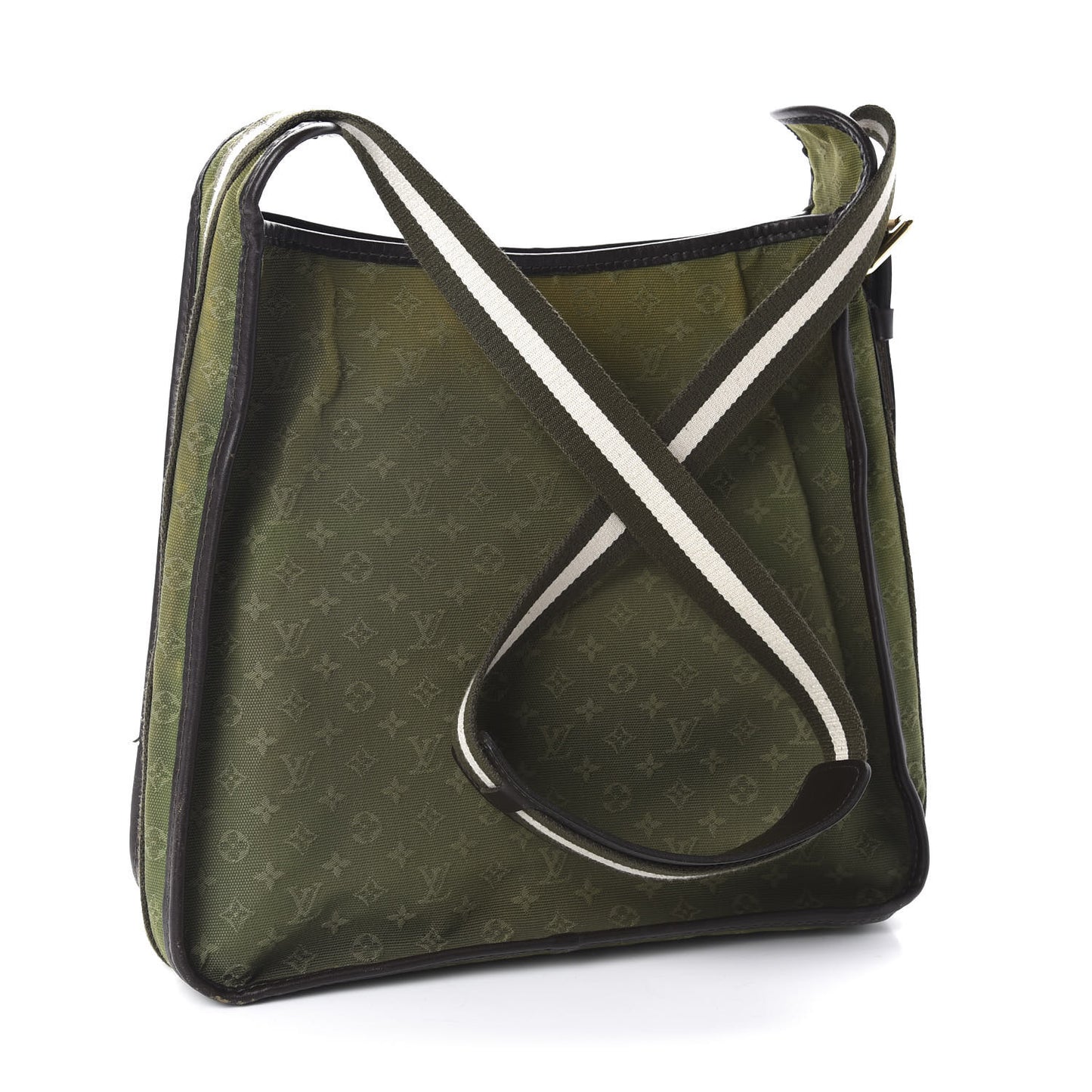 Mini Monogram Besace Mary Kate Kaki