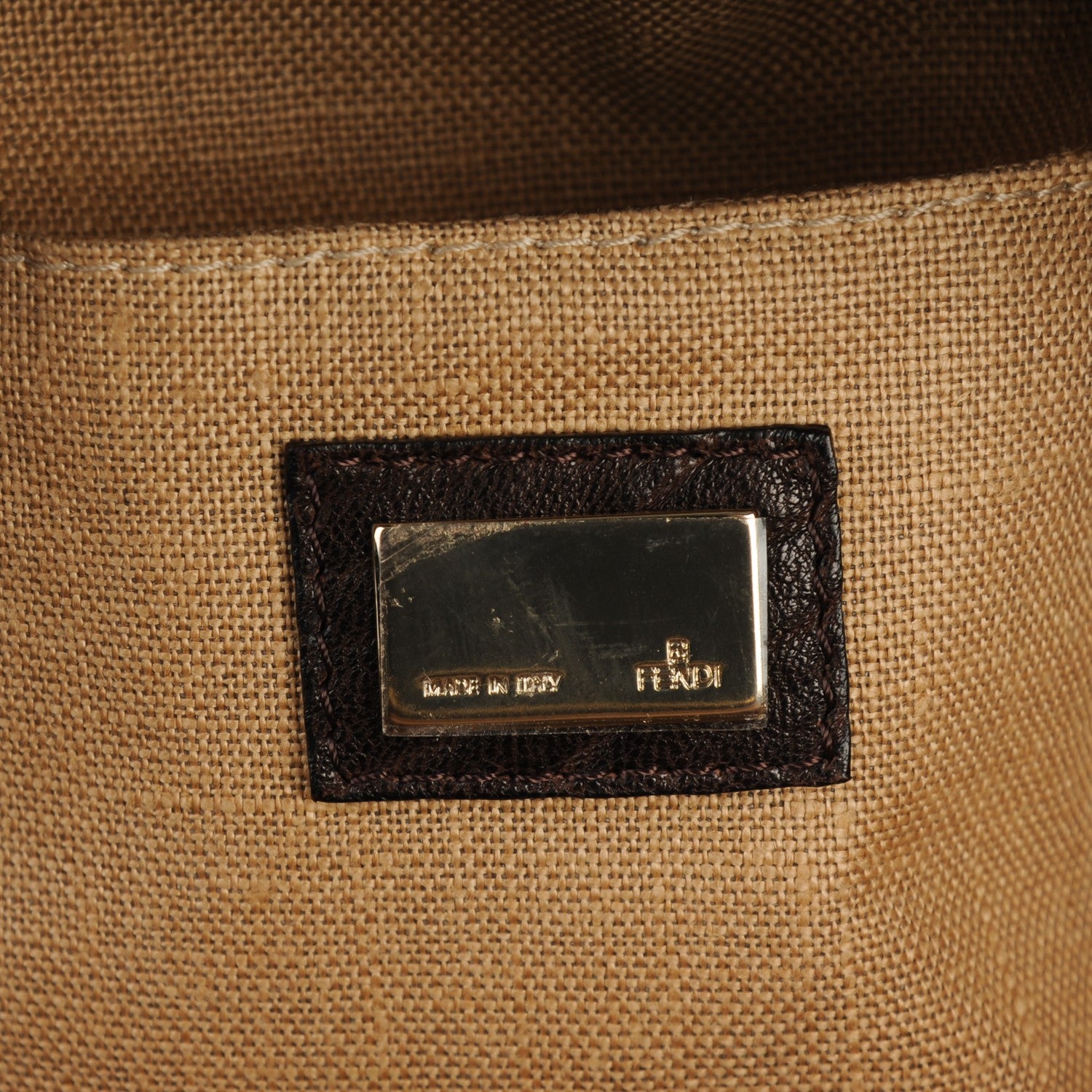 Fendi Zucca Nappa Nuvolata Vitello Tortuga Spy Bowler Tobacco Moro 6 of 7