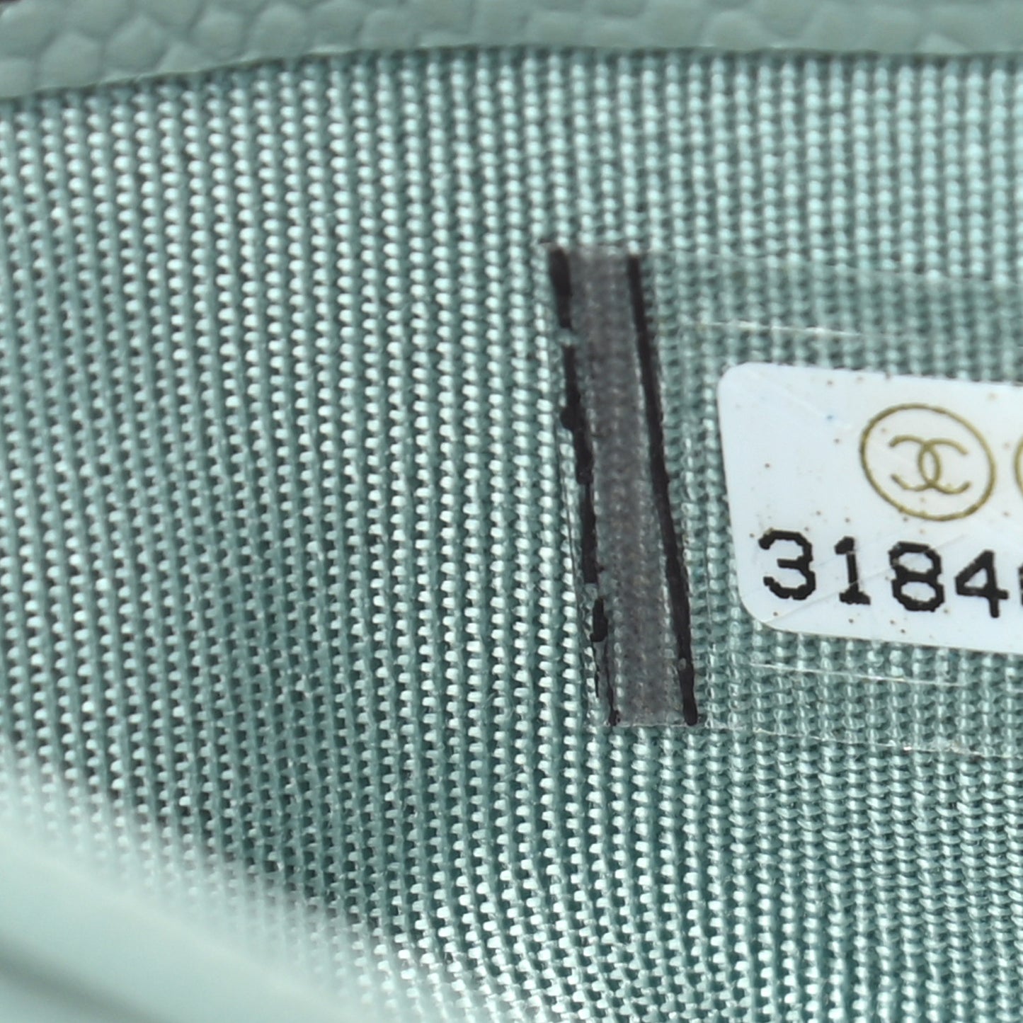 Caviar Quilted Card Holder Dark Green