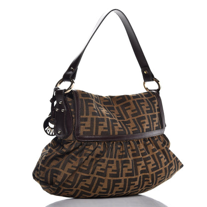 Fendi Zucca Medium Chef Shoulder Bag Tobacco 3 of 7