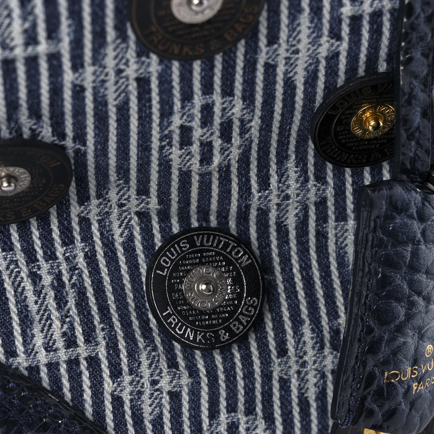 Louis Vuitton Denim Polka Dot Trunks and Bags Bowly 7 of 12