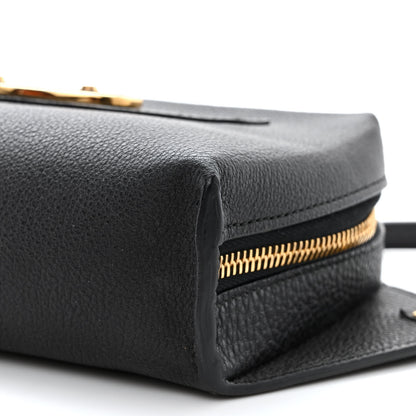 Balenciaga Chevre Gold Metallic Edge Hardware Bum Bag Black 12 of 12