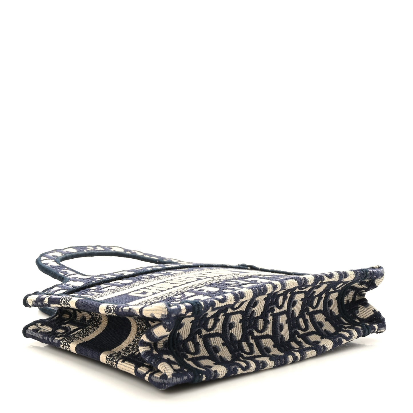 Oblique Mini Book Tote Blue Multicolor