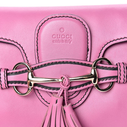 Gucci Smooth Calfskin Small Emily Chain Shoulder Bag Pink 10 of 10