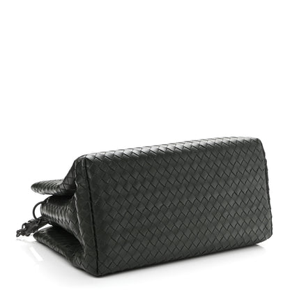 Bottega Veneta Nappa Intrecciato Small Roma Tote Dark Green 4 of 11