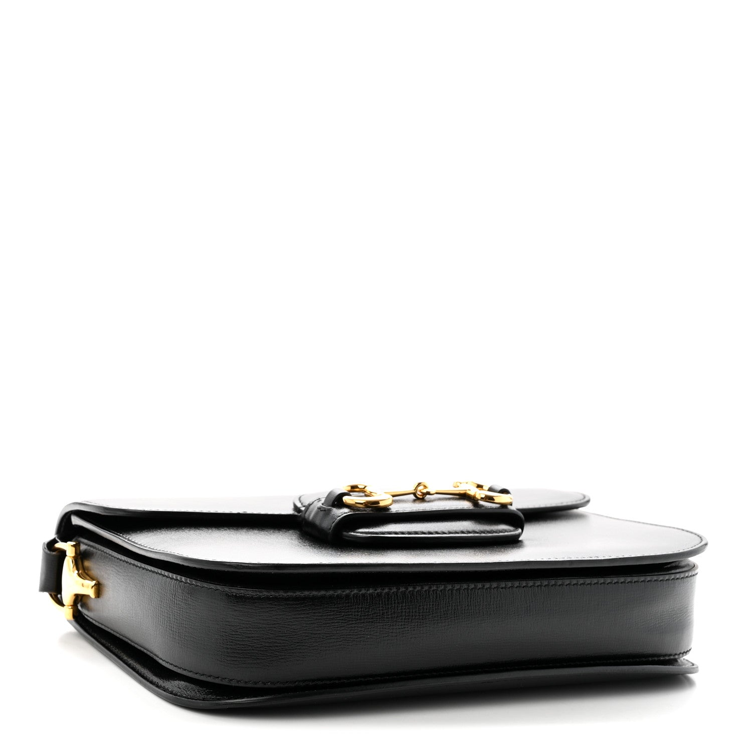 Gucci Azalea Calfskin Horsebit 1955 Shoulder Bag Black 4 of 10