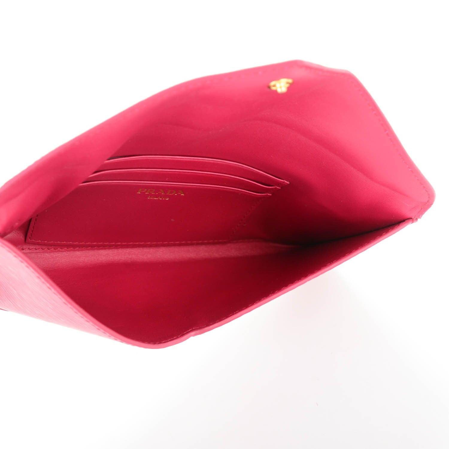 Prada Vitello Move Envelope Wallet Ibisco 5 of 7