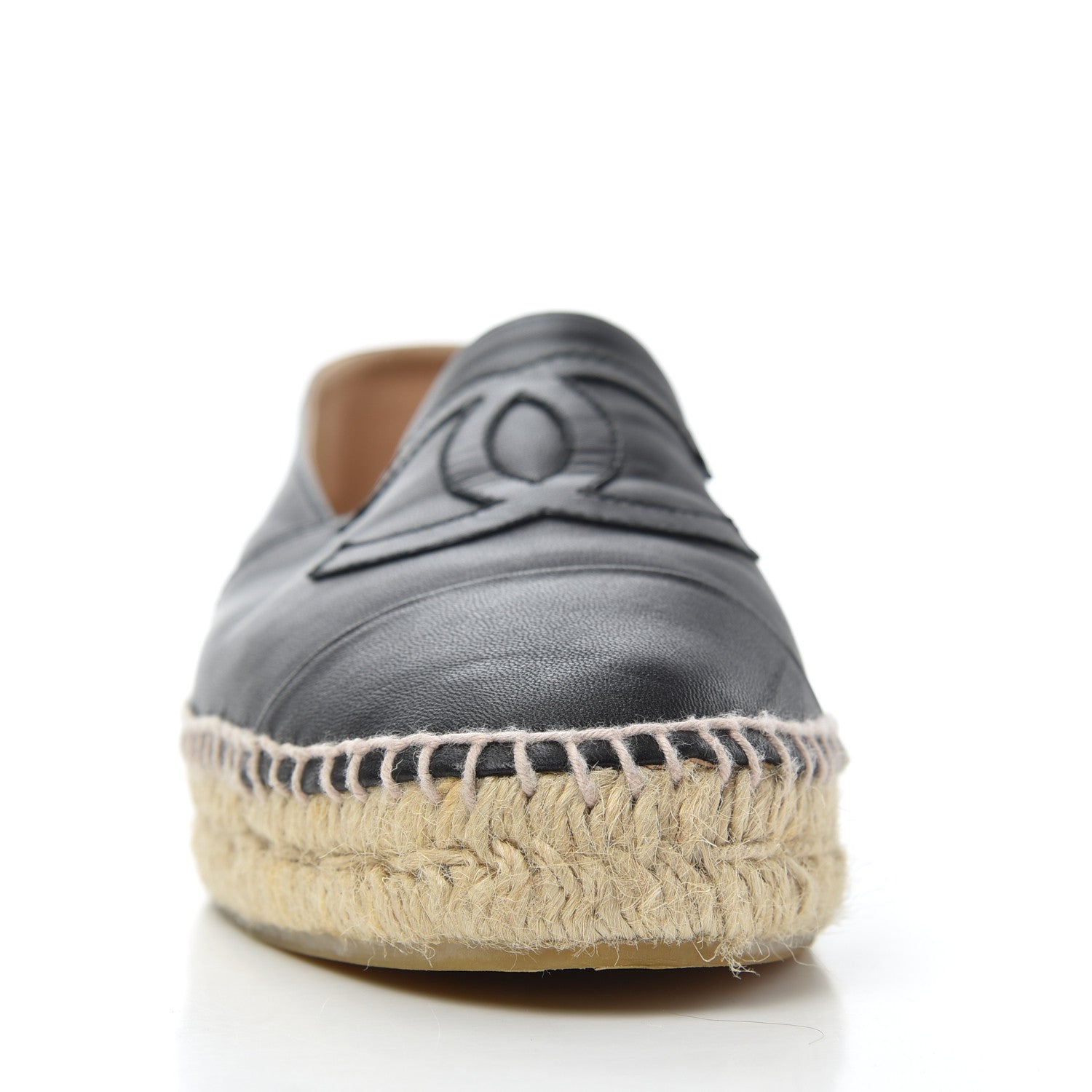 Chanel Lambskin CC Espadrilles 39 Black 22 of 27