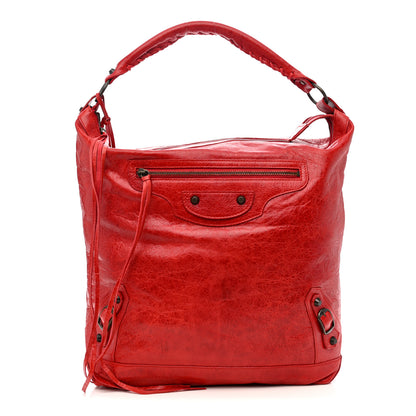 Balenciaga Agneau Classic Hardware Day Hobo Rubisse 1 of 10