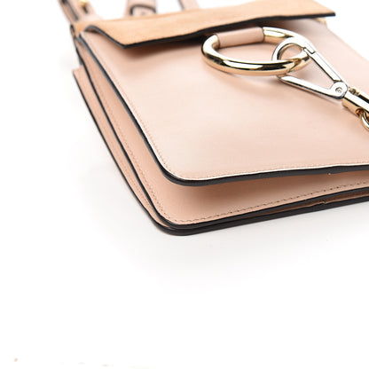 Chloe Suede Calfskin Mini Faye Bracelet Bag Cement Pink 7 of 9